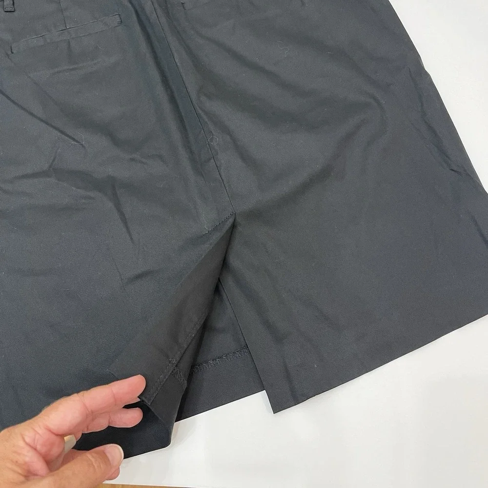 Tommy Hilfiger Women's Black Short Skirt 6‎ Side Zip Pockets